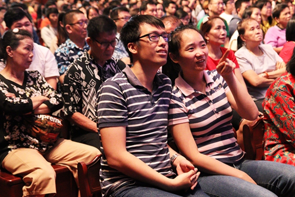 Beberapa peserta Pemberkahan Akhir Tahun 2019 juga mengikuti seluruh rangkaian kegiatan dengan antusias.