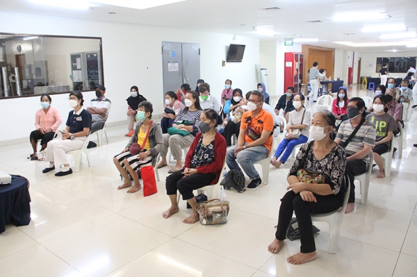 Sepanjang acara Gathering Gan En Hu, seluruh peserta yang hadir wajib mengikuti protokol kesehatan yang telah ditentukan oleh tim relawan.